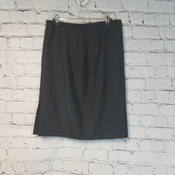 Armani Collezioni black career skirt 10 - Picture 3 of 10